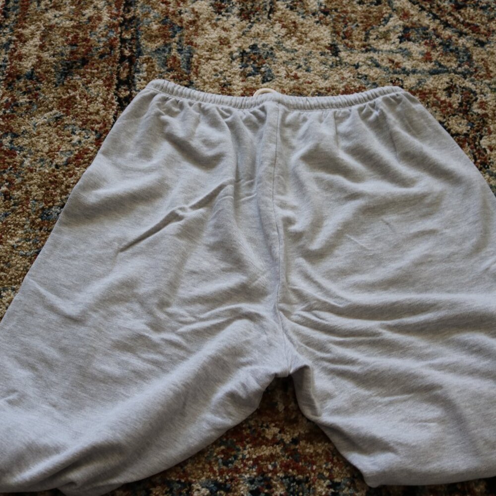 Light Gray Women's Elastic-Waist Jogger Pants - Picture 3 of 3